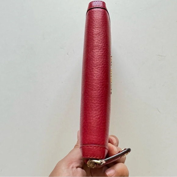 Vera Bradley Red Leather Zip Wallet - Picture 10 of 10